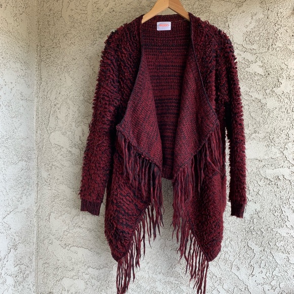 Moon Fringe Fuzzy Cardigan - Picture 2 of 3
